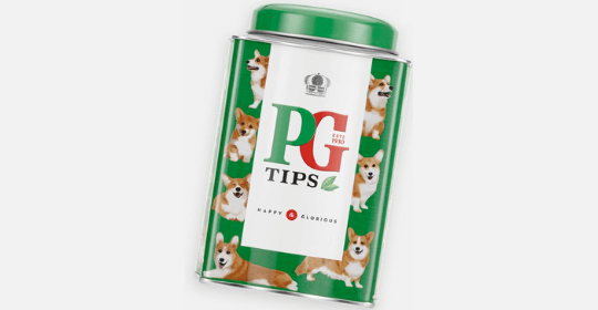Free PG Tips Jubilee Tea Box