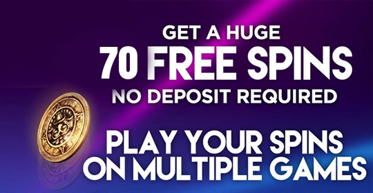 Free Slot Games - 70 Free Spins No Deposit