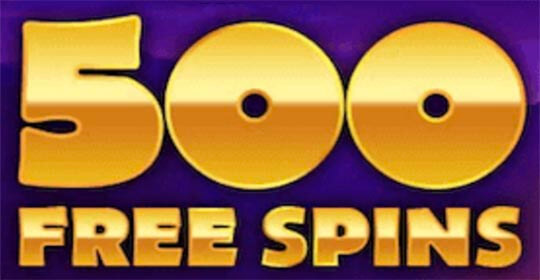 500 Free Spins