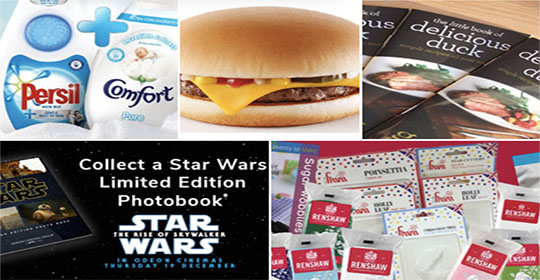 Free Persil Washing Capsules, McDonald’s Cheeseburger, Cadbury Chocolate Box & More