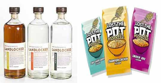Free Pineapple Rum Bottle and Free Pot Noodle Pack