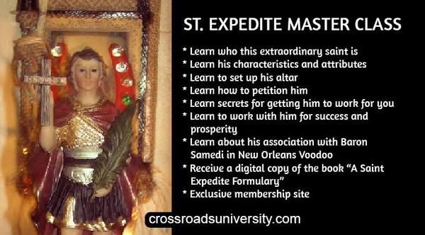 St. Expedite Conjure Course