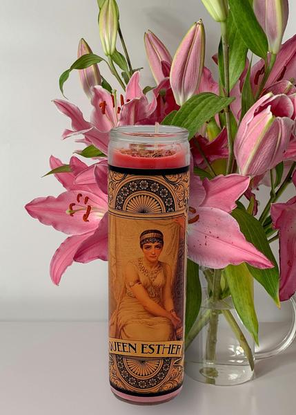 Queen Esther Devotional Candle