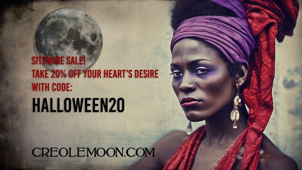 Sitewide sale at creolemoon.com