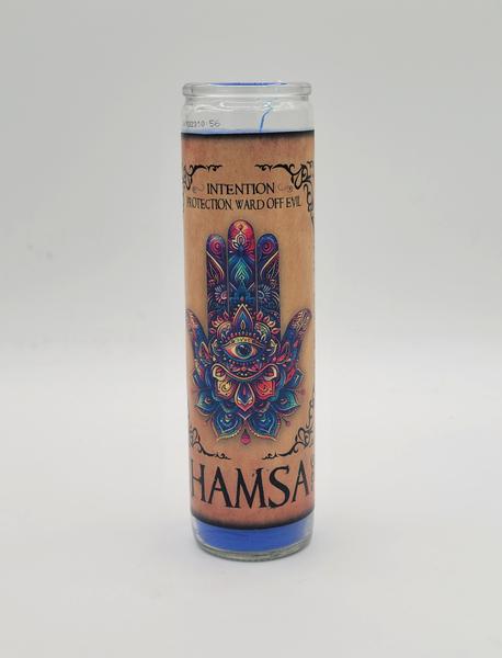 Hamsa Candle