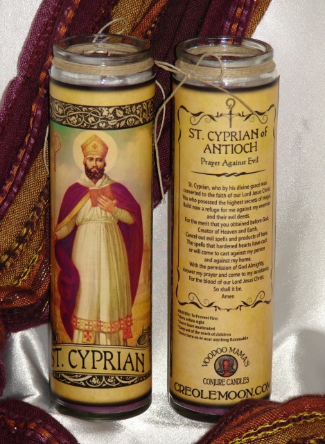 St. Cyprian Fixed Conjure Candle