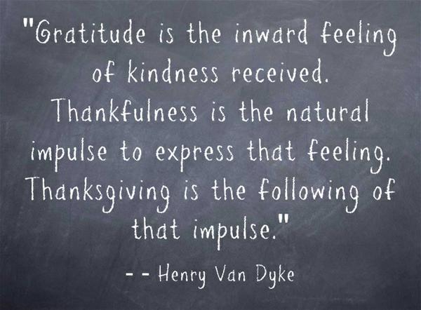 Be grateful and thankful this thanksgiving season