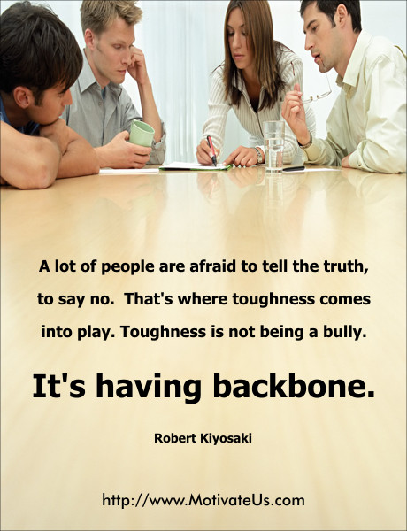 Have a backbone
