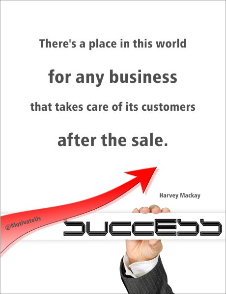 take care of your customers