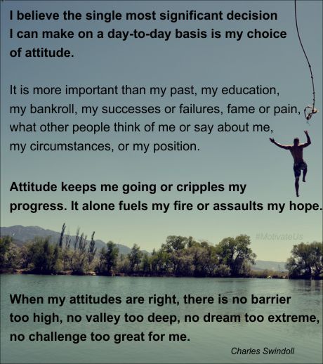 how is your attitude?