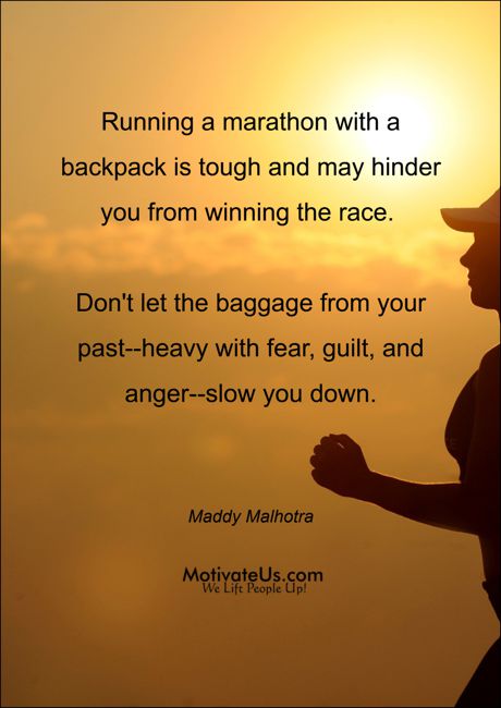 Don't let baggage from the past slow you down