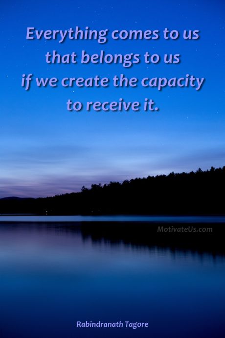 Are you ready to receive?