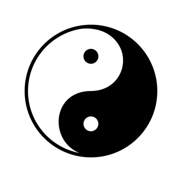 black and white yin yang symbol of balance day one act happy week