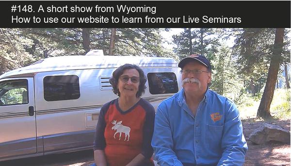 Jim and Chris are in the wilds of Wyoming this week.