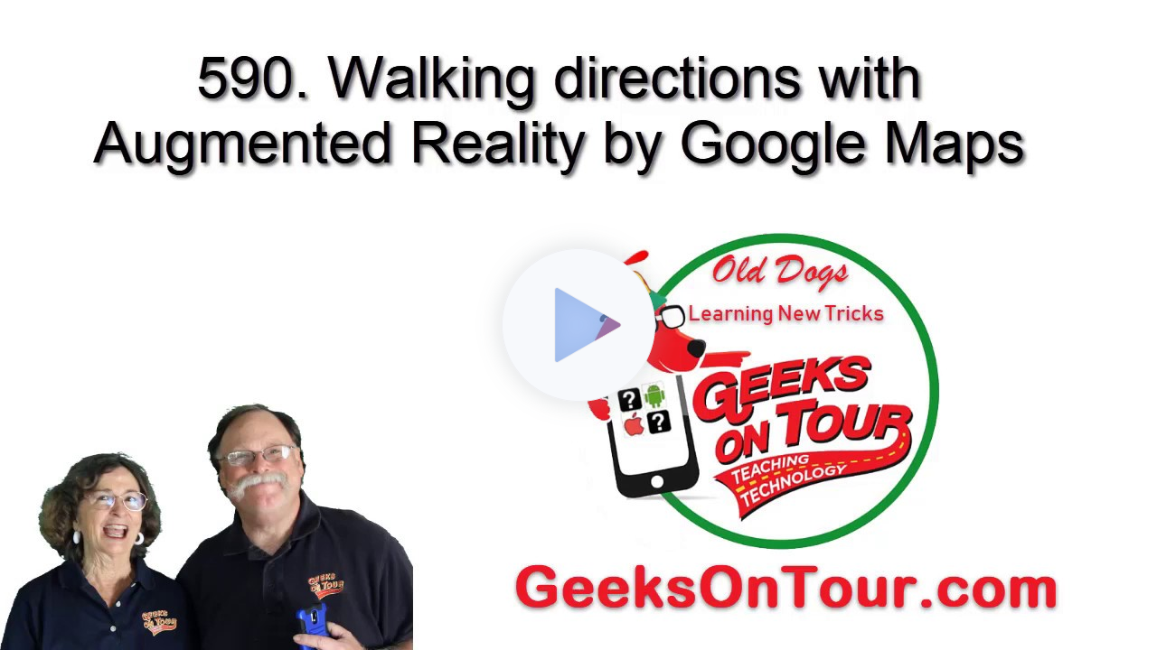 Walking directions AR Tutorial Video 590
