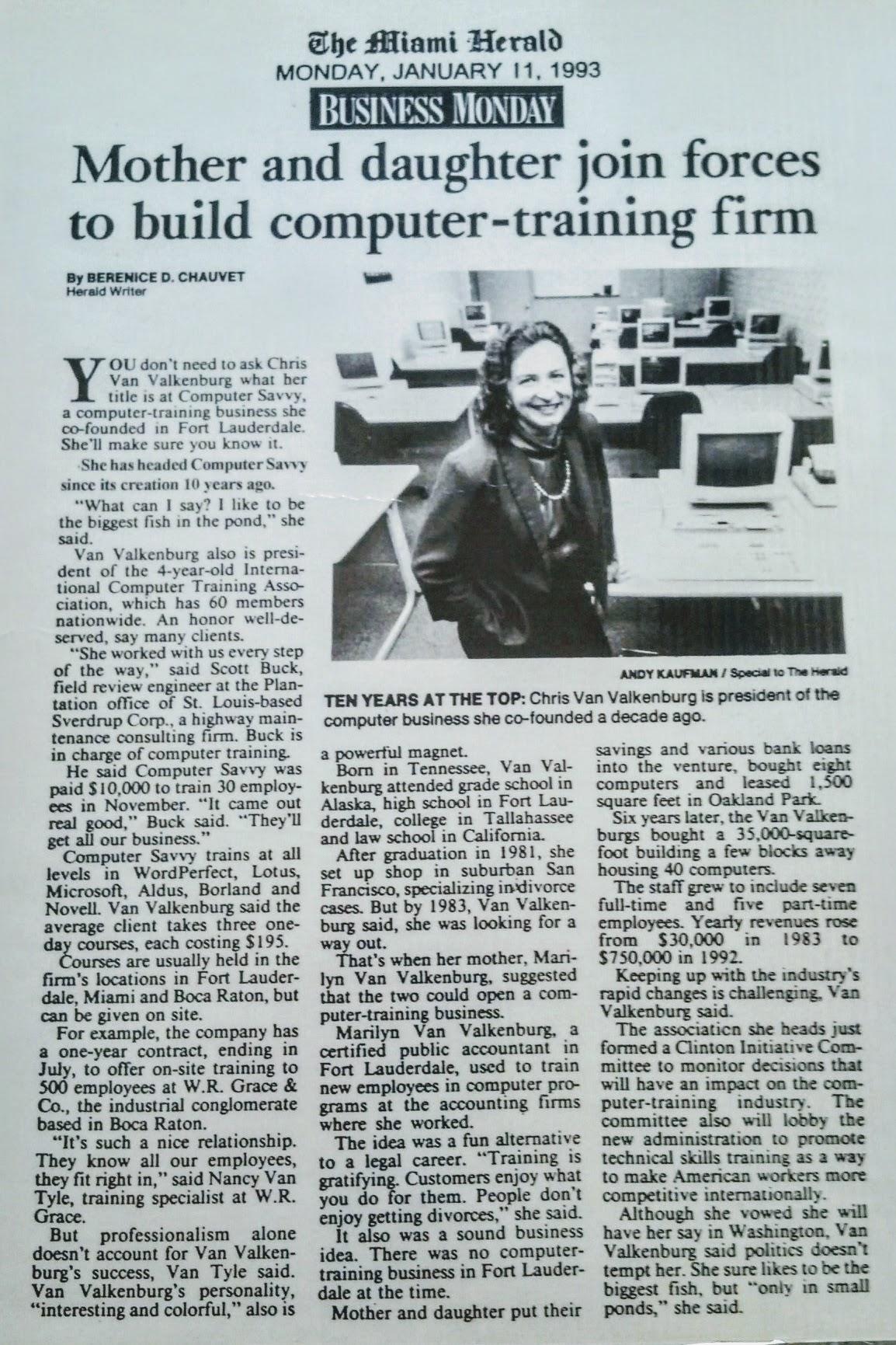 1993 New about Computer Savvy