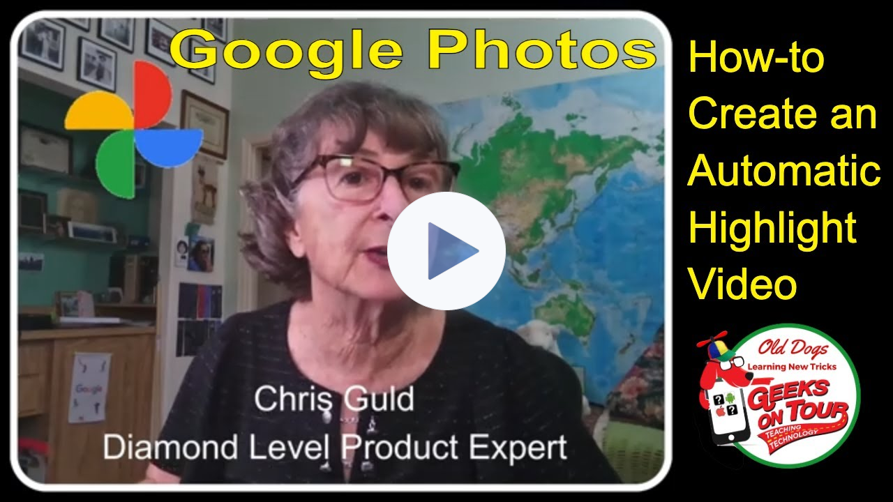 Automatic Highlight Video in Google Photos Tutorial Video