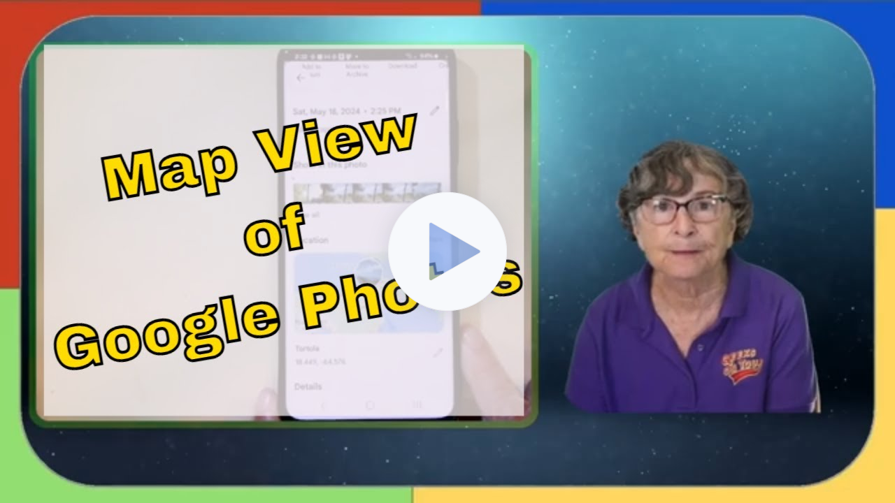 Google Photos Map View of Photos