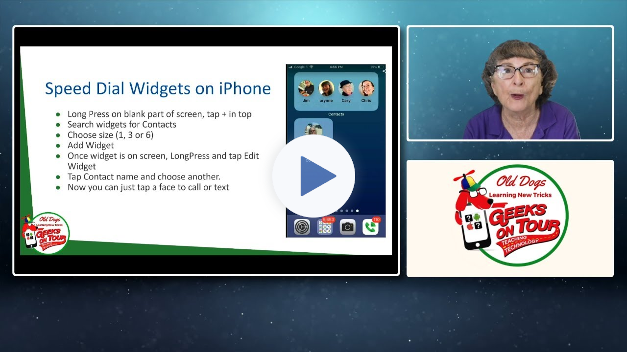 Speed Dial Widget for Your HomescreenTutorial Video 836