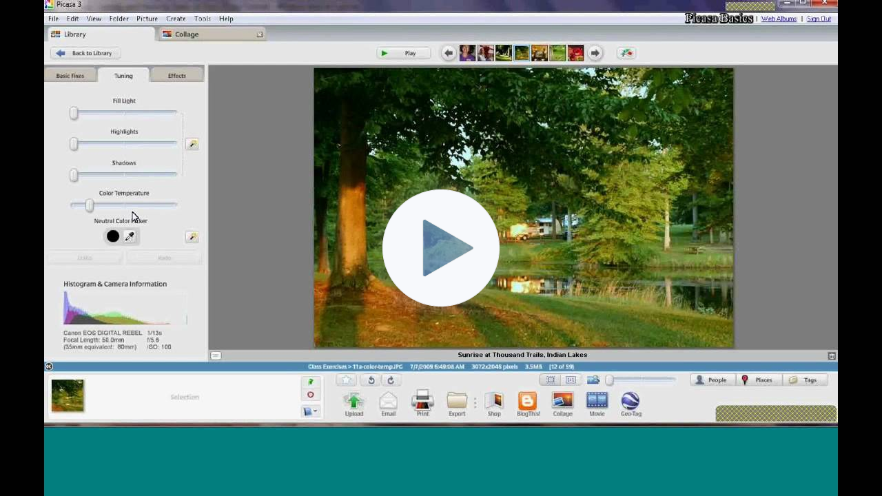 Picasa Basics Webinar