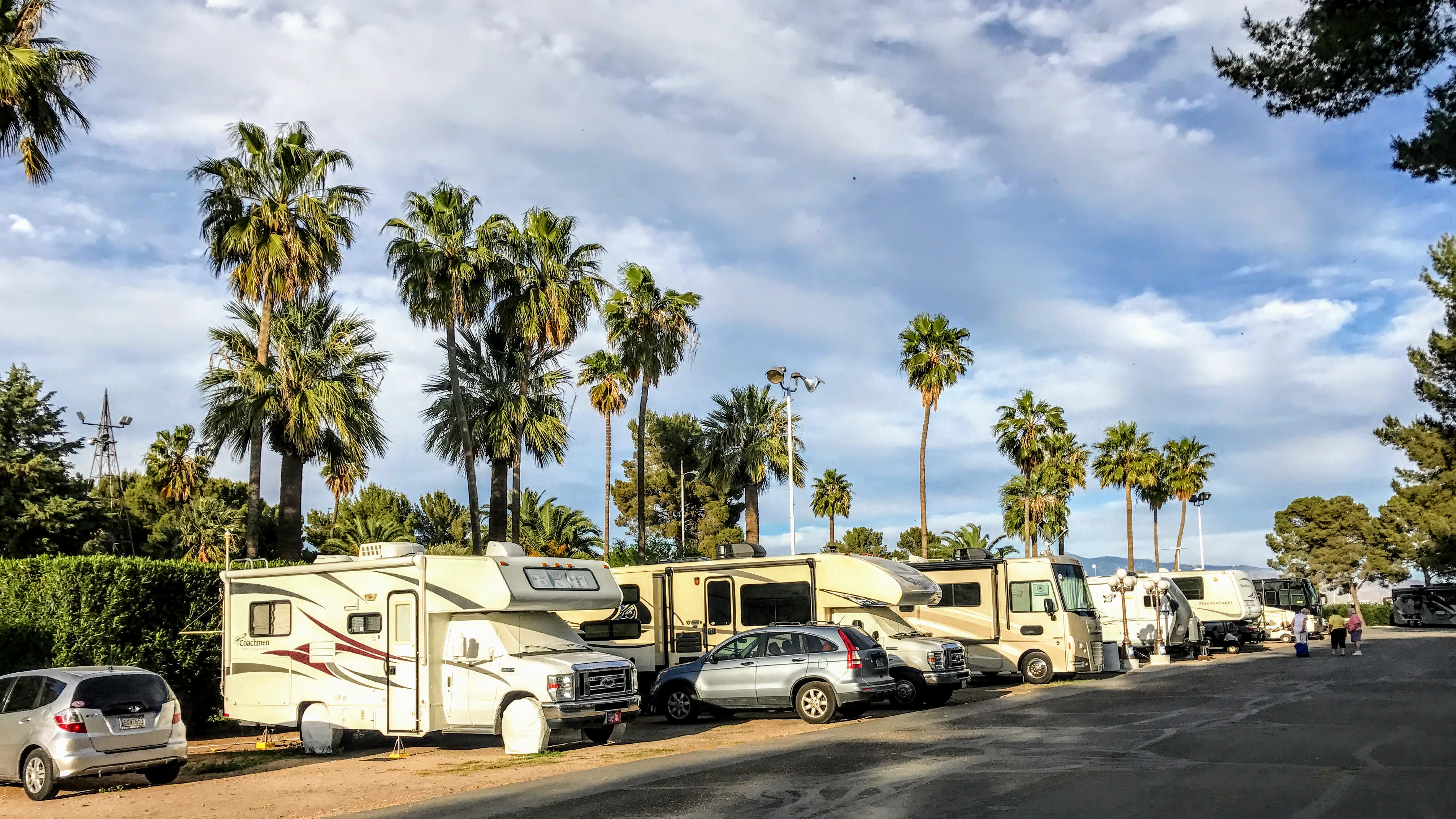 RVs at the Escapade in Tucson