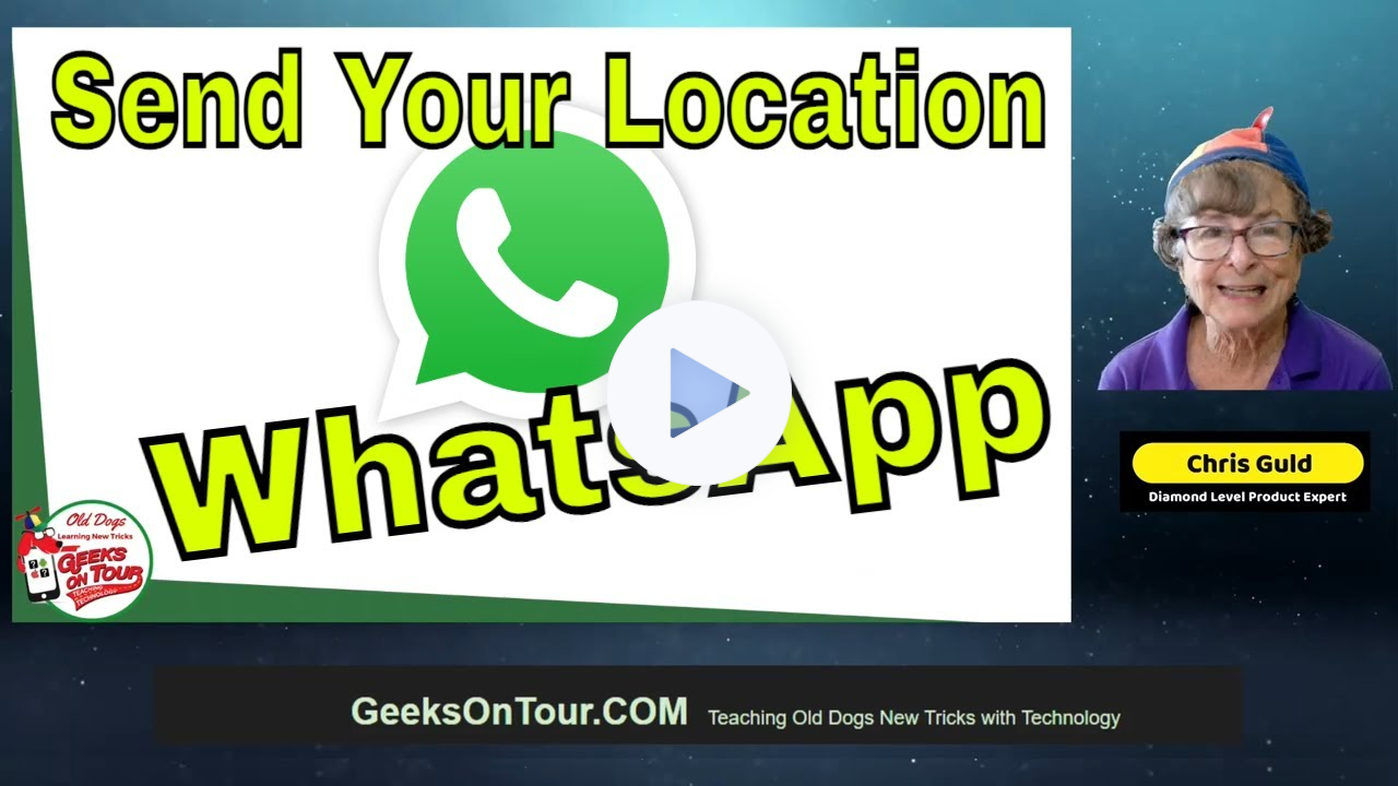 Share Your Location in WhatsApp