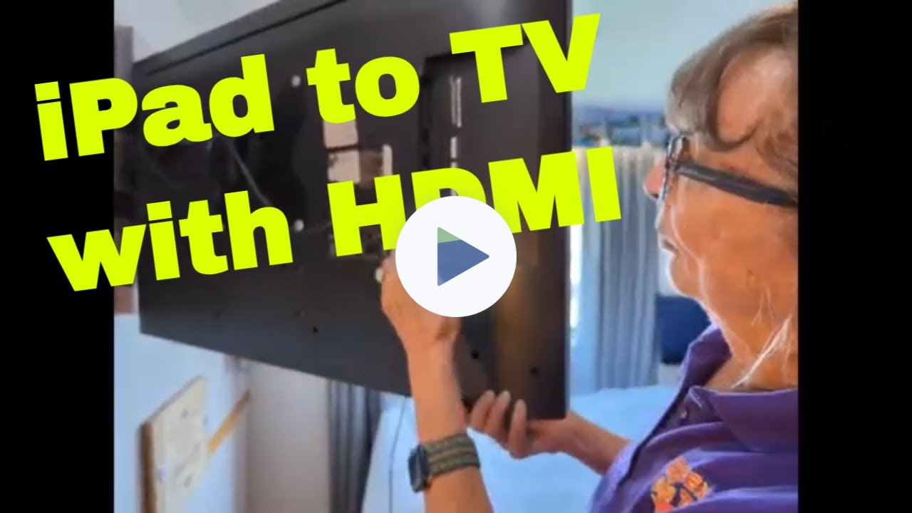 Watch Movies from iPad or Phone on TV using HDMI