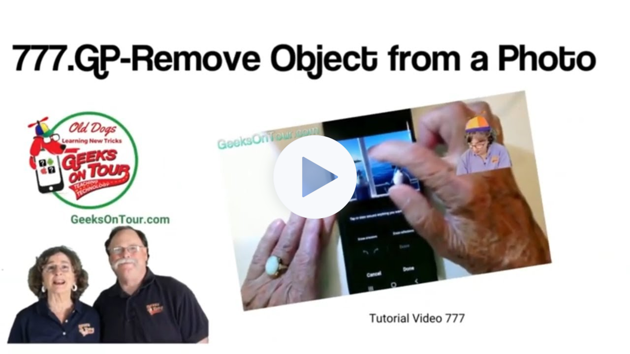 How To Remove an Object From a Photo Tutorial Video 777