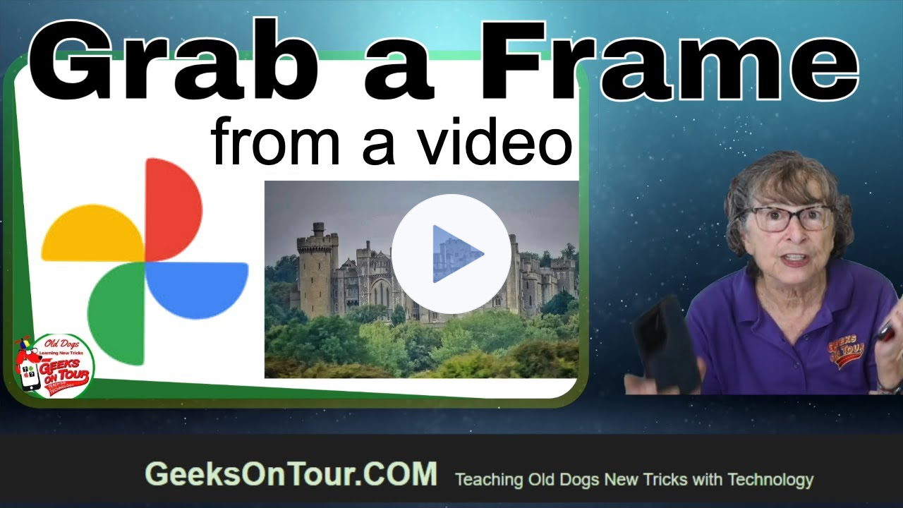 Grab a Single Frame of a Video using Google Photos