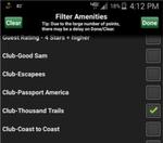 Allstays advanced filtering