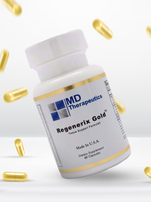 Regenerix Gold supplement bottle by MD Therapeutics