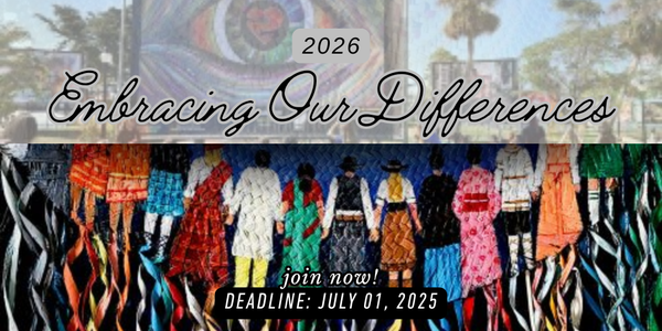 CALL FOR ARTISTS! Embracing Our Differences 2024 International Exhibit Celebrating Diversity - DEADLINE OCT. 5, 2023