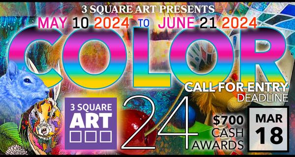 CALL FOR ARTISTS! 3 Square Art - New Horizons: Landscapes 24, 7th Annual Exhibition - DEADLINE 12/17/23