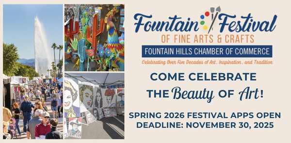 CALL FOR ARTISTS! Fountain Festival of Fine Arts and Crafts SPRING 2026 - DEADLINE Nov. 30, 2025
