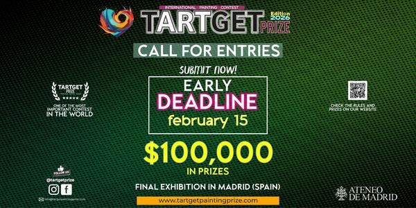 CALL FOR ARTISTS! TARTGET PRIZE 2026 - INTERNATIONAL PAINTING CONTEST - DEADLINE FEBRUARY 15