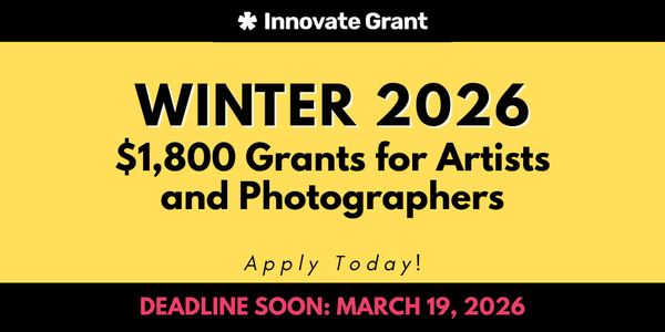 LAST CALL! $1,800 Innovate Grants  - DEADLINE SOON: MARCH 19, 2026