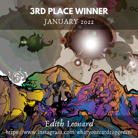 Edith Leonard - "Insomnious Mountains, Prismatic Skies, and A Pair of Cryptic Eyes"