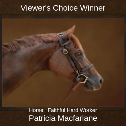 Patricia Macfarlane- Viewer's Choice