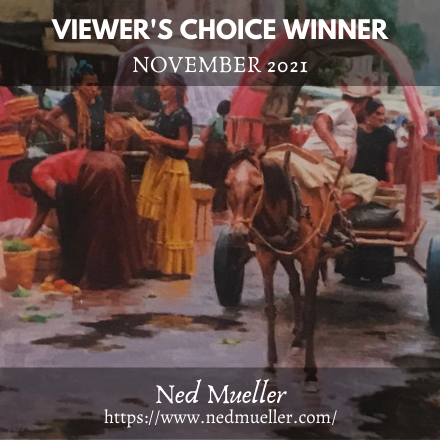 Ned Mueller - "Juchitan Market, Mexico"