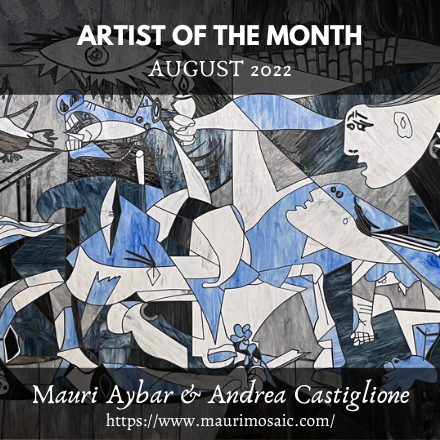 Mauri Aybar & Andrea Castiglione - "Guernica" Stained Glass Mosaic