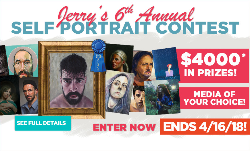 Jerry's Artarama - sponsor of TheArtList.com's Artist of the Month Contest