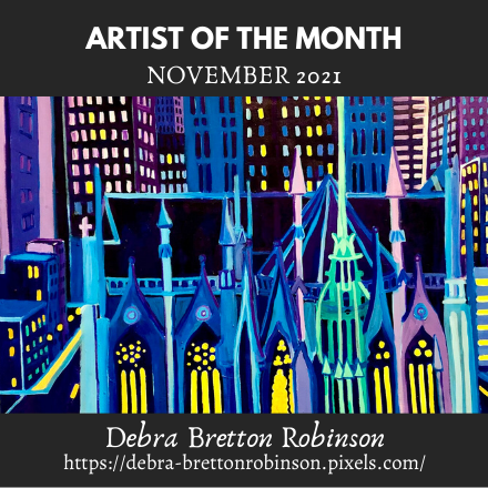 Artist of the Month - Debra Bretton Robinson "Manhattan Lights"