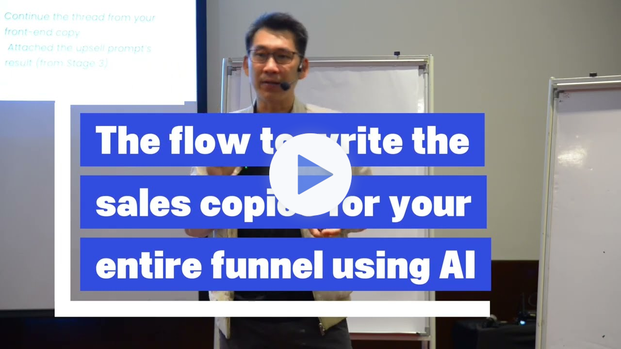 The Flow On How To Write Sales Copies For Your Entire Funnel Using AI