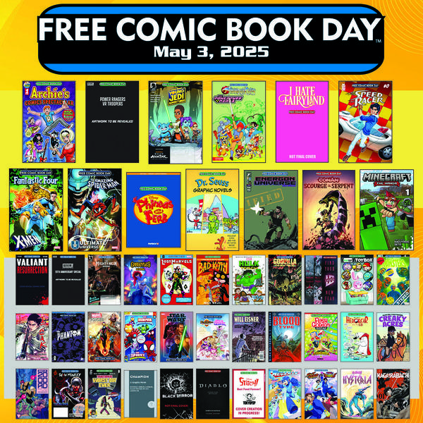 Full List of FCBD 2025 Comics Announced!  