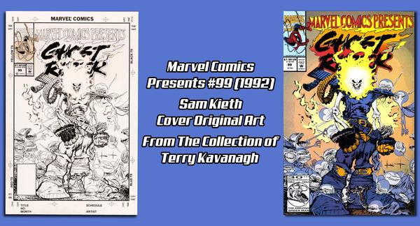 Sam Keith Wolverine Ghost Rider Marvel Comics Presents #99 Cover Art in Hake's July Auction - 4/16/2024 ...