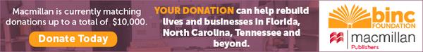 binc foundation hurricane relief ad