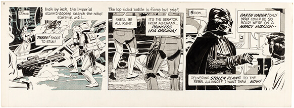 Image of Star Wars Daily Strip #8 by Al Williamson