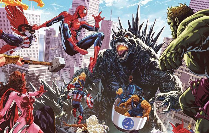 Marvel and Toho International Team Up for Godzilla Destroys the Marvel Universe Comic Event