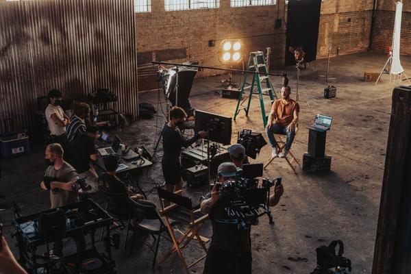 A film set