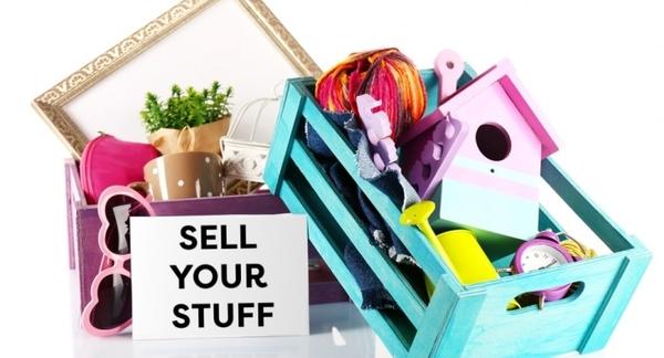 A pile of household items